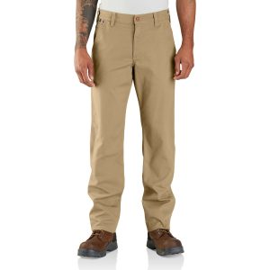 Flame-Resistant Rugged Flex&reg; Relaxed Fit Canvas Work Pant