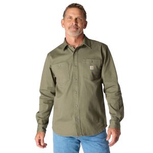 Montana Rugged Flex&trade; Relaxed Fit Corduroy Long-Sleeve Shirt