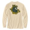 Relaxed Fit Lightweight Long-Sleeve Farm Graphic T-Shirt