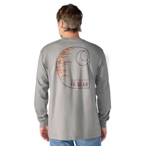 FR Force Irvine Loose LS Flames T-Shirt