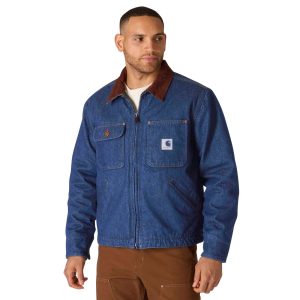 Crafted Series Denim Sherpa Lined Chore Jacket