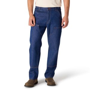 Crafted Series Loose Straight Double-Front Denim Dungaree