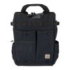 28L Nylon Cinch-Top Convertible Tote Backpack
