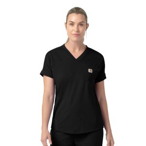 Women's Force Cross-Flex Knit V-Neck Scrub Top