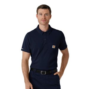 Rugged Flex&reg; RSCU Lightweight Short Sleeve Polo Scrub Top