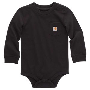 Kids' Long-Sleeve Pocket Bodysuit