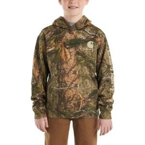Boys' Long-Sleeve Camo Graphic Sweatshirt