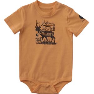 Boys' Short Sleeve Deer Bodysuit (Baby)