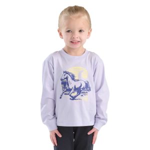 Girls' Long Sleeve Run Wild T-Shirt (Toddler/Child/Youth)