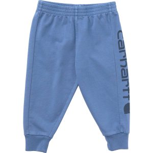 Boys' Elastic Waistband Re-Engineered Garment Dye Logo Sweatpant (Baby/Toddler)