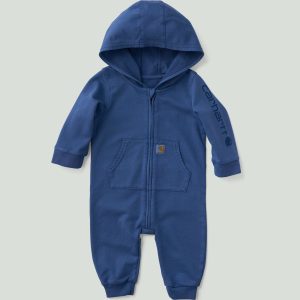 Boys' Long Sleeve Re-Engineered Garment Dye Hooded Coverall(Baby)