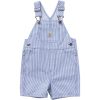 Kids' Loose Fit Twill Stripe Shortall (Baby/Toddler)