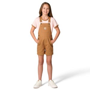 Girls' Rugged Flex&trade; Canvas Shortall (Child)
