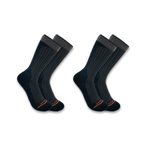 Lightweight Durable Crew Sock 2-Pack