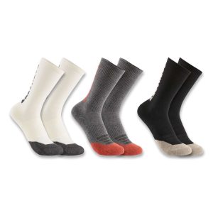 Women's Midweight Cotton-Tencel&trade; Logo Crew Sock 3-Pack